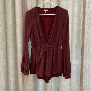 Maroon romper
